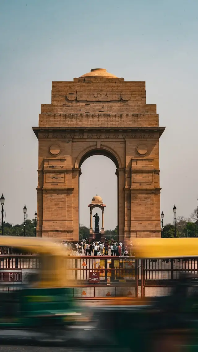 Delhi arrival